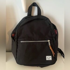 Black mini Herschel backpack